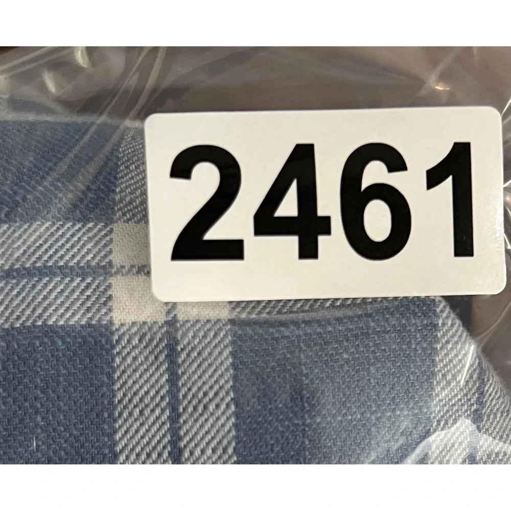 UNTUCKit Men's Large Carmenet Blue White‎ Plaid Button Down Shirt  Long Sleeve